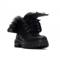Botines Planos Mujer Refresh 172920 Negro