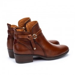 Botines Planos Mujer Pikolinos W1U-8901 Cuero