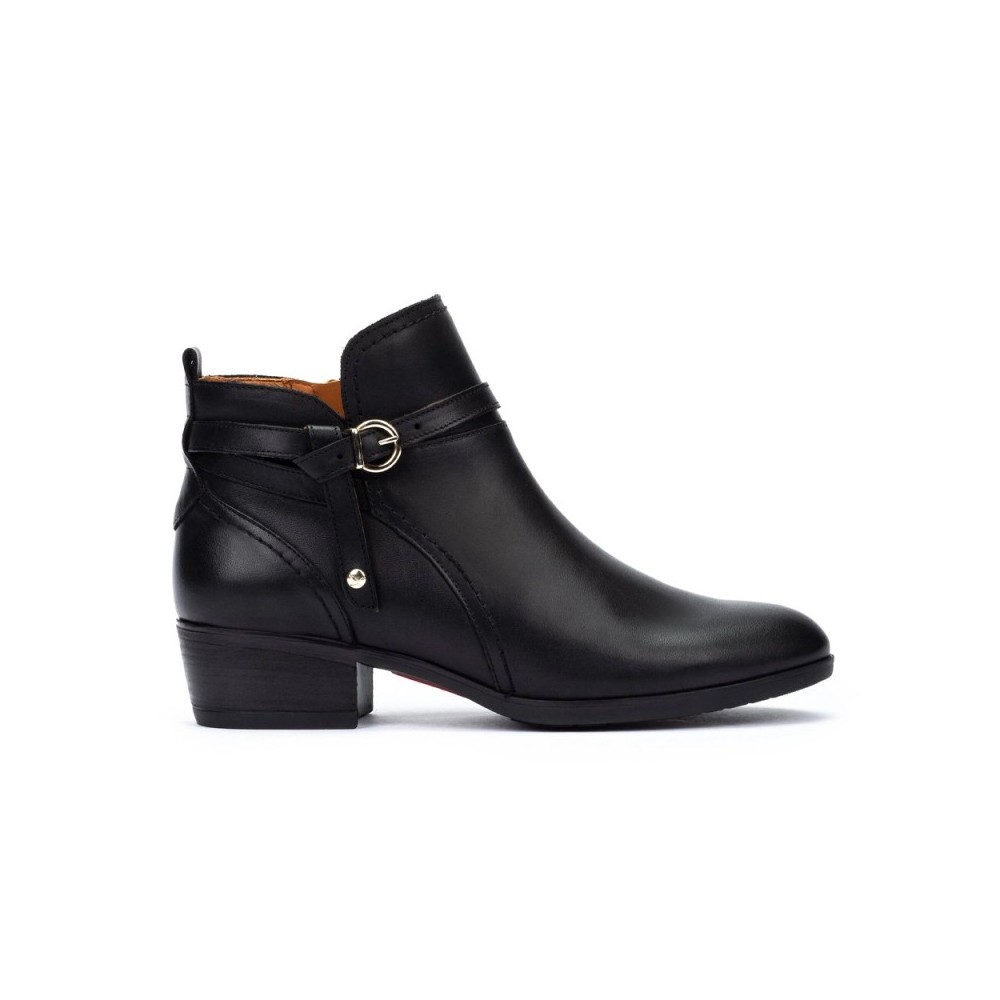 Botines Planos Mujer Pikolinos W1U-8901 Negro