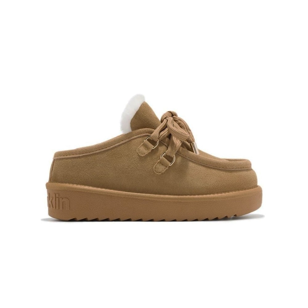 Zapatos Casual Mujer D.franklin Nordic Clog Tan Cuero