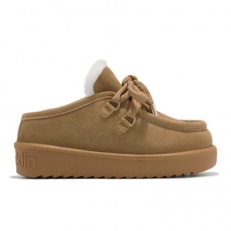 Zapatos Casual Mujer D.franklin Nordic Clog Tan Cuero