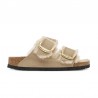 Sandalias Planas Mujer Birkenstock Arizona Shearlg Marron