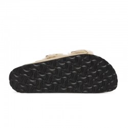 Sandalias Planas Mujer Birkenstock Arizona Shearlg Marron