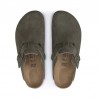 Zuecos Hombre Birkenstock Boston Leve Gris