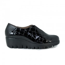 Zapatos Casual Mujer Wonders 33340 Negro