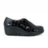 Zapatos Casual Mujer Wonders 33340 Negro