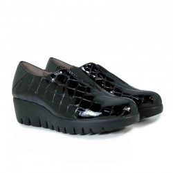 Zapatos Casual Mujer Wonders 33340 Negro