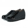 Zapatos Casual Mujer Wonders 33340 Negro
