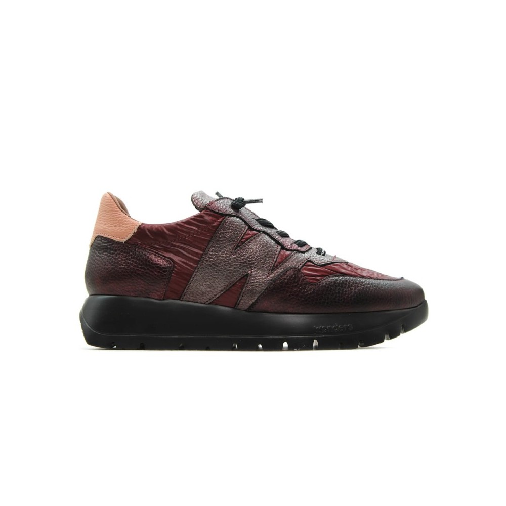 Sneakers Mujer Wonders 2491 Burdeos