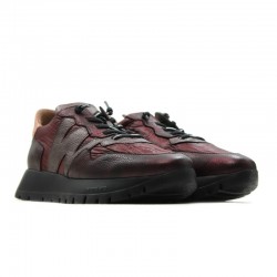 Sneakers Mujer Wonders 2491 Burdeos