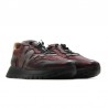 Sneakers Mujer Wonders 2491 Burdeos