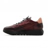 Sneakers Mujer Wonders 2491 Burdeos