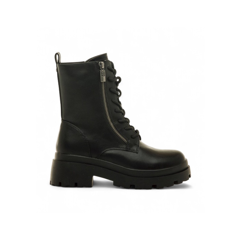 Botines Planos Mujer Mustang 54587 Negro
