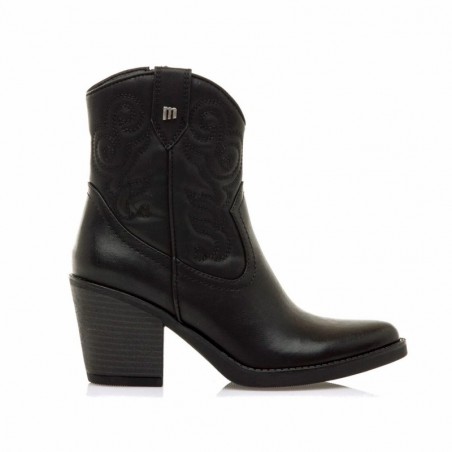 Botines de Tacón Mujer Mustang 59581 Negro