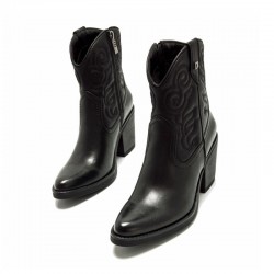 Botines de Tacón Mujer Mustang 59581 Negro