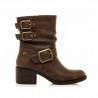 Botines de Tacón Mujer Mustang 54664 Cuero