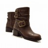 Botines de Tacón Mujer Mustang 54664 Cuero