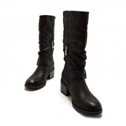 Botas de Tacón Mujer Mustang 54663 Negro