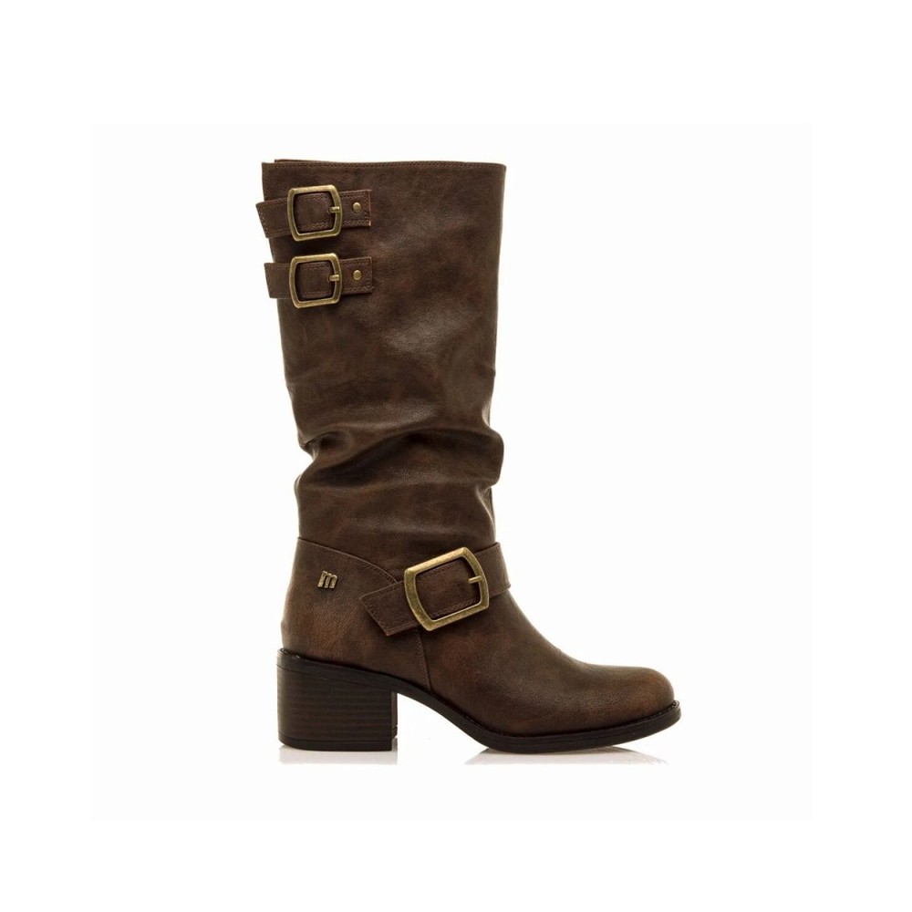 Botas de Tacón Mujer Mustang 54663 Cuero