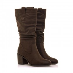 Botas de Tacón Mujer Mustang 59357 Marron