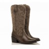 Botas de Tacón Mujer Mustang 59794 Marron