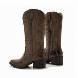 Botas de Tacón Mujer Mustang 59794 Marron