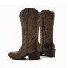 Botas de Tacón Mujer Mustang 59794 Marron