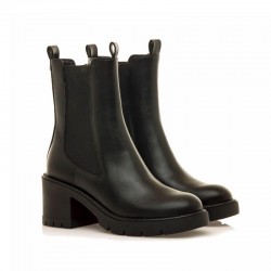 Botines de Tacón Mujer Mustang 55343 Negro