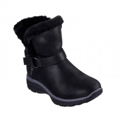 Botas Planas Mujer Skechers Slip-Ins Relaxed Fit Negro