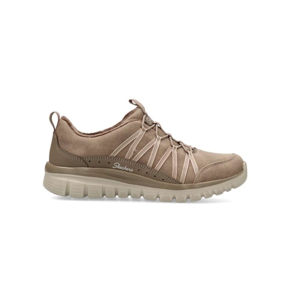Sneakers Mujer Skechers Graceful-Cozy Hug Cuero