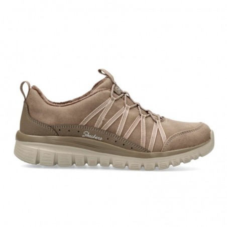Sneakers Mujer Skechers Graceful-Cozy Hug Cuero