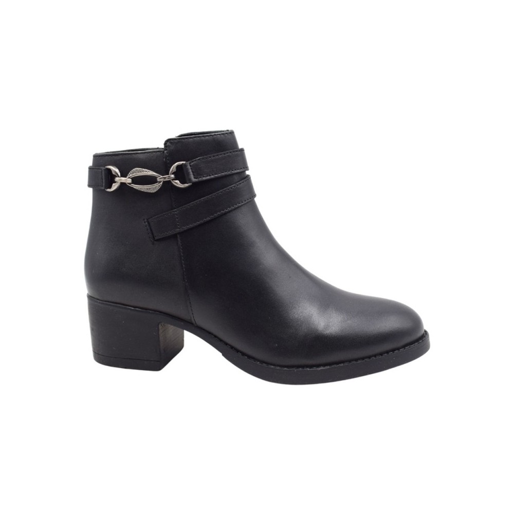 Botines de Tacón Mujer 48 Hours 3303 Negro