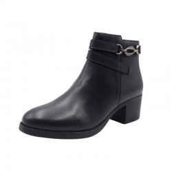 Botines de Tacón Mujer 48 Hours 3303 Negro