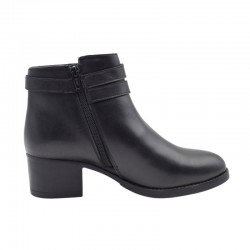 Botines de Tacón Mujer 48 Hours 3303 Negro