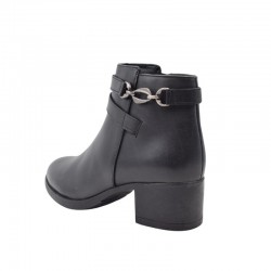 Botines de Tacón Mujer 48 Hours 3303 Negro