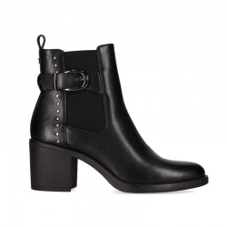 Botines de Tacón Mujer Chika10 Nihal 01 Negro