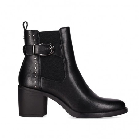 Botines de Tacón Mujer Chika10 Nihal 01 Negro