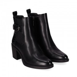 Botines de Tacón Mujer Chika10 Nihal 01 Negro