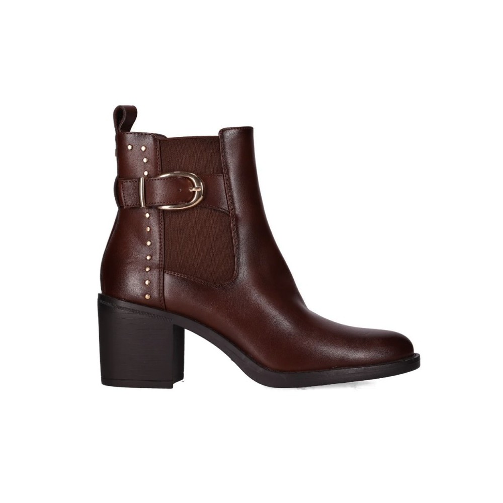 Botines de Tacón Mujer Chika10 Nihal 01 Marron