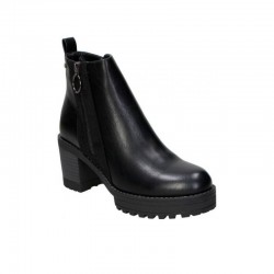 Botines de Tacón Mujer Chika10 Pilar 28 Negro