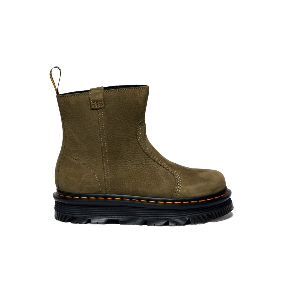 Botines Planos Mujer Dr. Martens Zebzag Verde