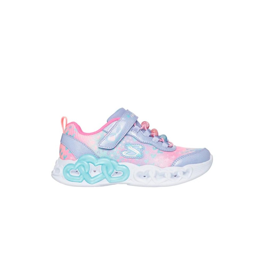 Sneakers Niña Skechers Infinite Heart Lights - Hearts Morado