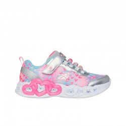 Sneakers Niña Skechers Infinite Heart Lights - Hearts Plata