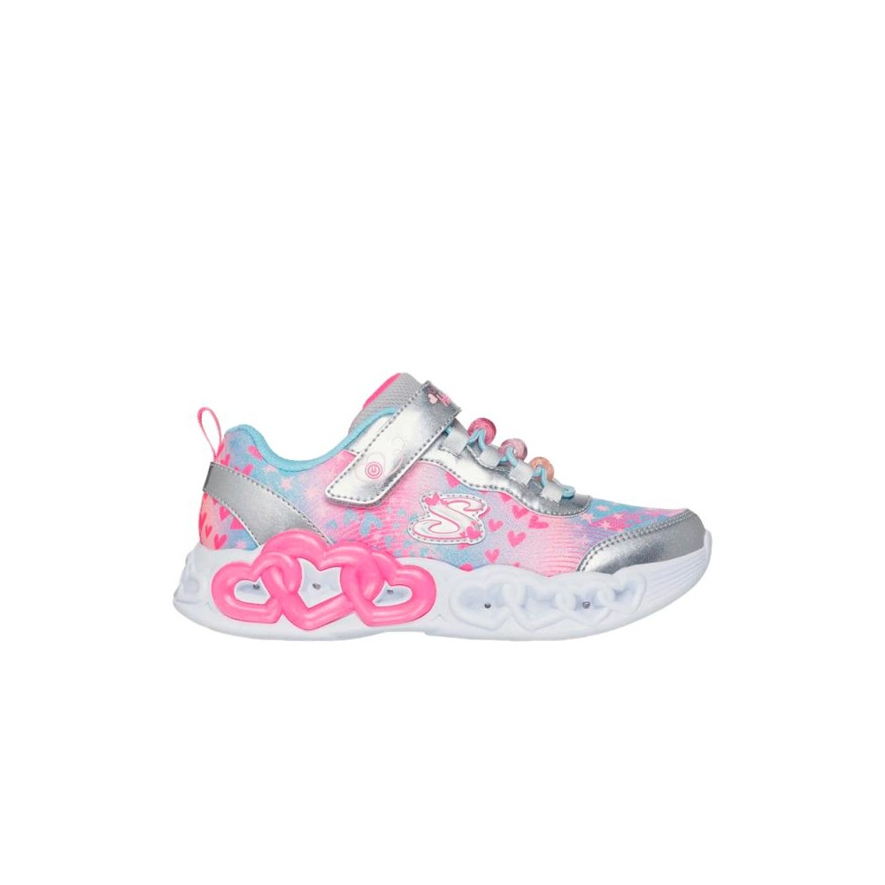 Sneakers Niña Skechers Infinite Heart Lights - Hearts Plata
