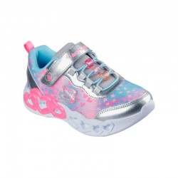 Sneakers Niña Skechers Infinite Heart Lights - Hearts Plata