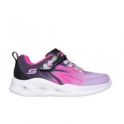 Sneakers Niña Skechers S-Lights: Sola Glow - Color Be Negro