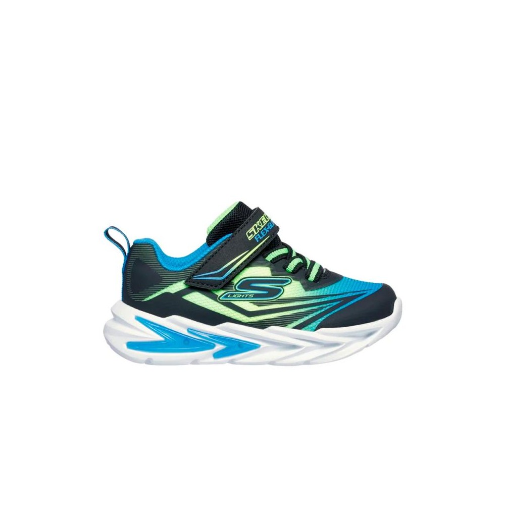 Sneakers Niño Skechers S Lights: Flex-Glow Ultra Negro