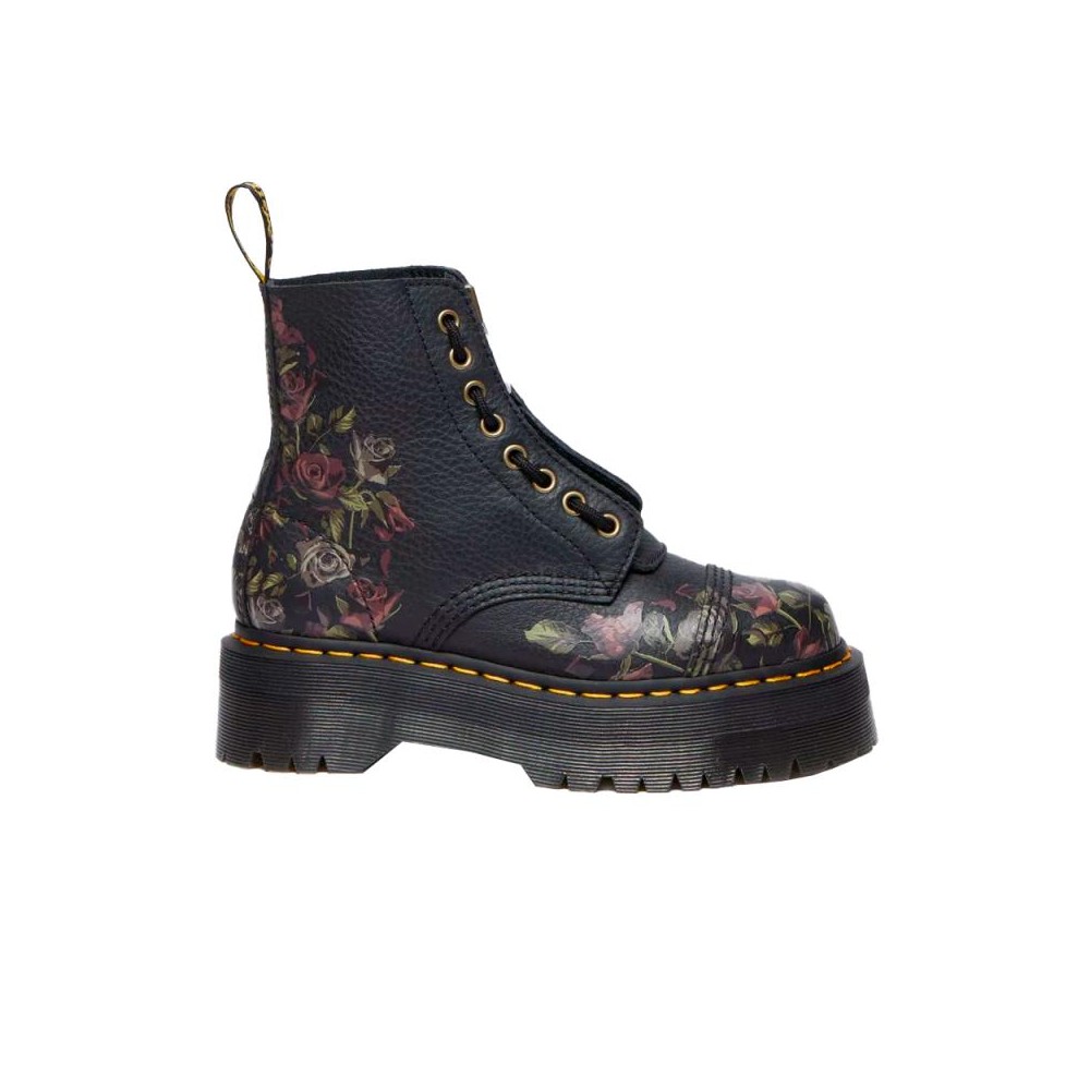 Botas Planas Mujer Dr. Martens Sinclair Negro-Negro