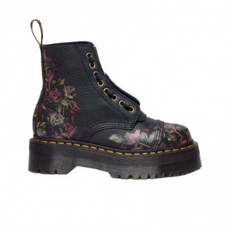 Botas Planas Mujer Dr. Martens Sinclair Negro-Negro