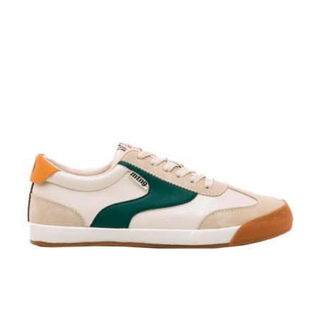 Sneakers Mujer Mustang Court Blanco-Verde